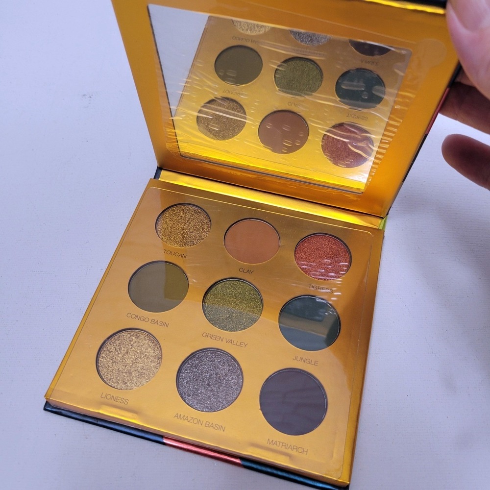NEW Coloured Raine Safari Raine Eyeshadow Palette 9 Colors Mirror Greens‎ Blues